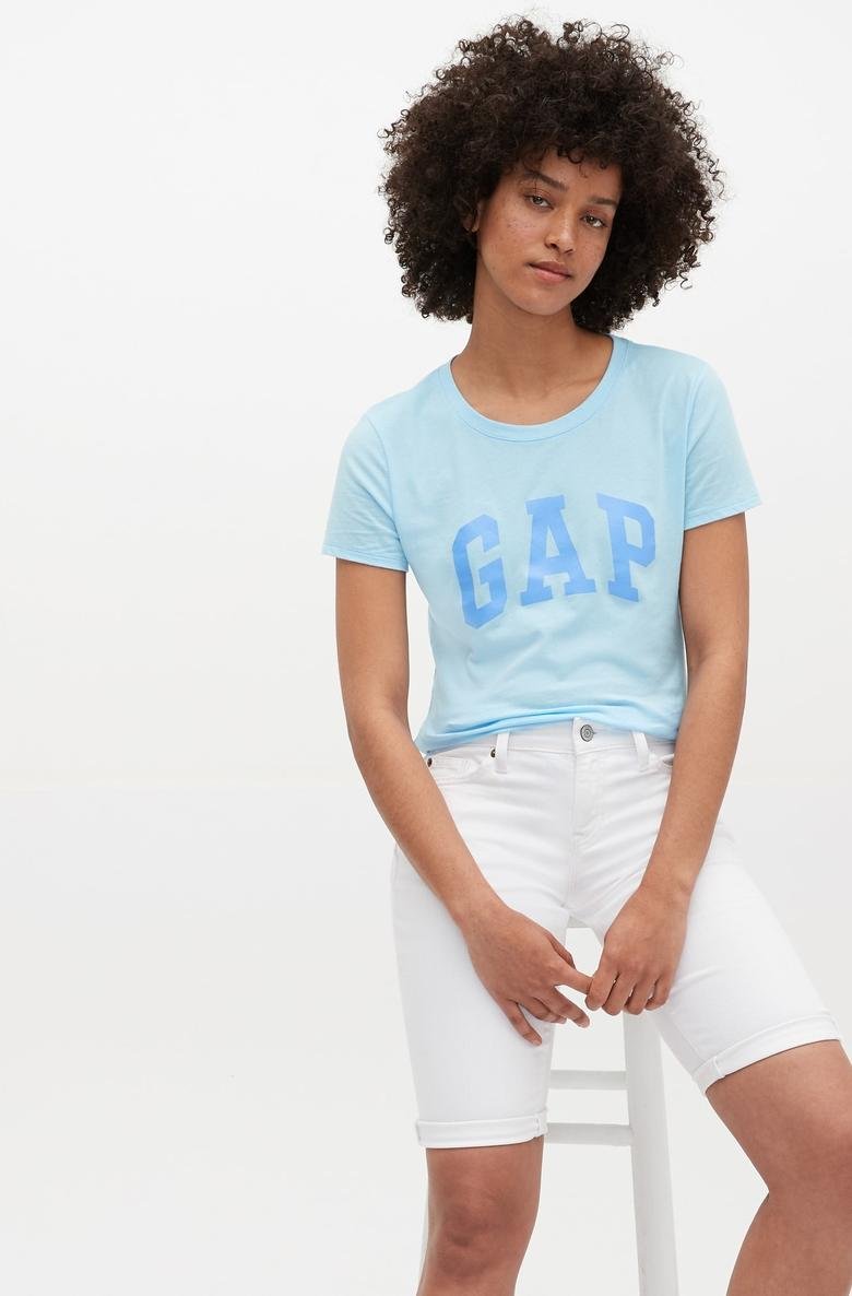  Kadın Gap Logo Kısa Kollu T-Shirt