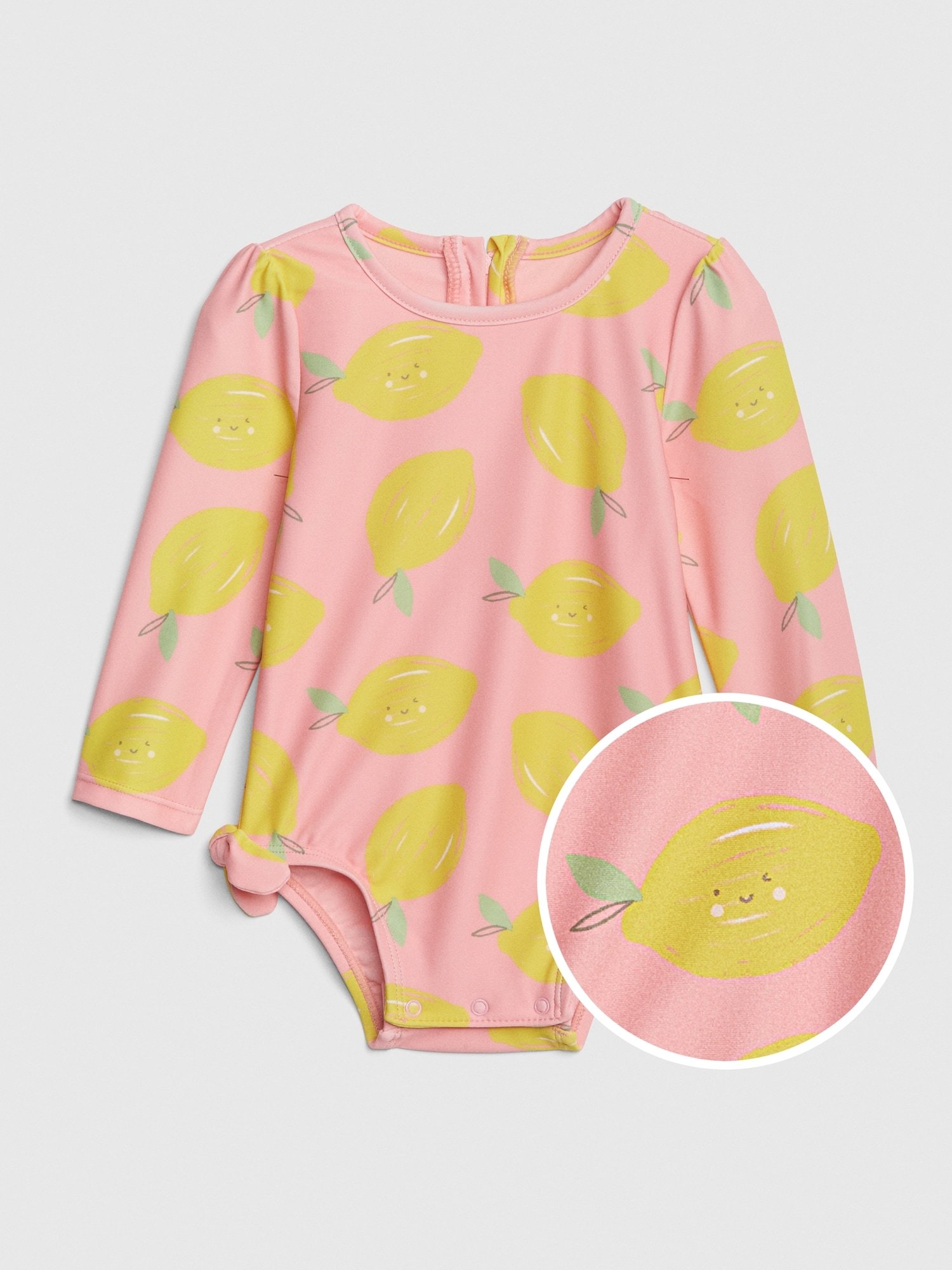 Kız Bebek Desenli Uzun Kollu Mayo product image