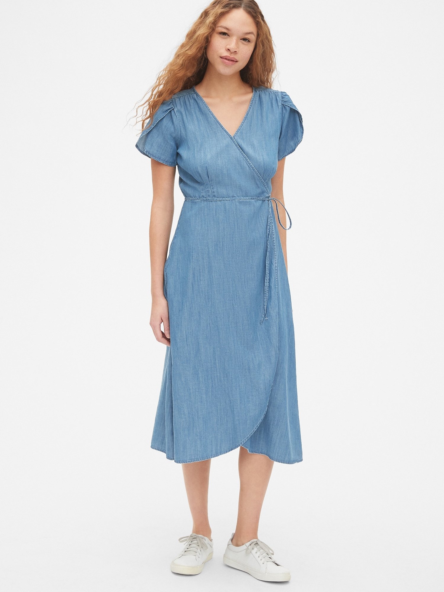 Kısa Kollu Tencel™ Elbise product image
