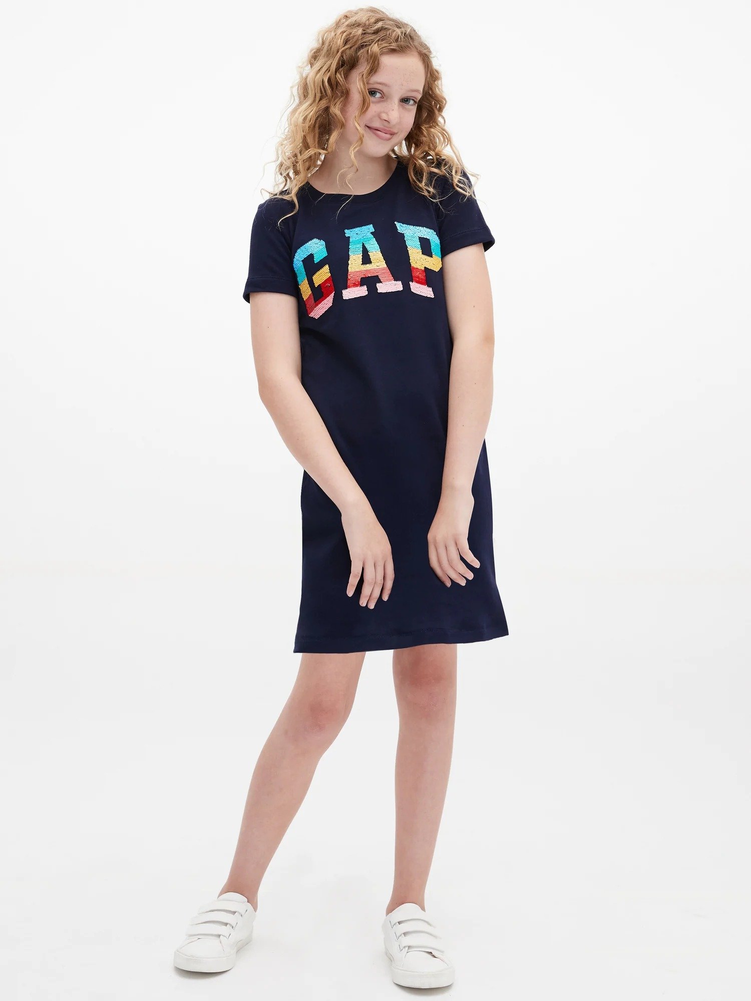 Gap Logo Değişen Pullu T-Shirt Elbise product image