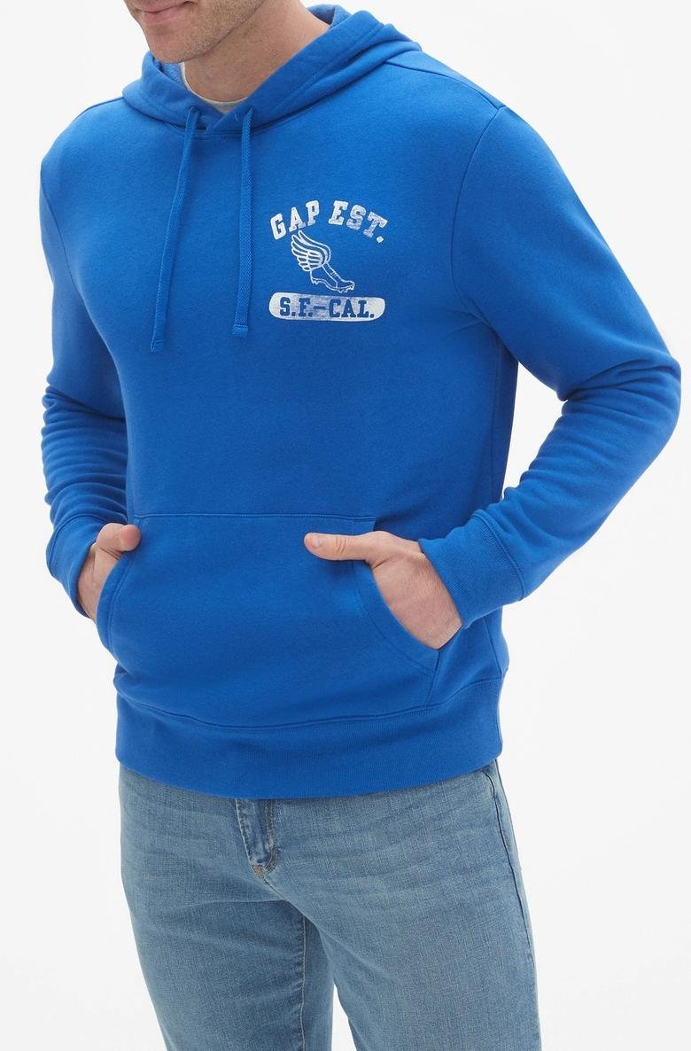  Gap Logo Athletic Kapüşonlu Sweatshirt