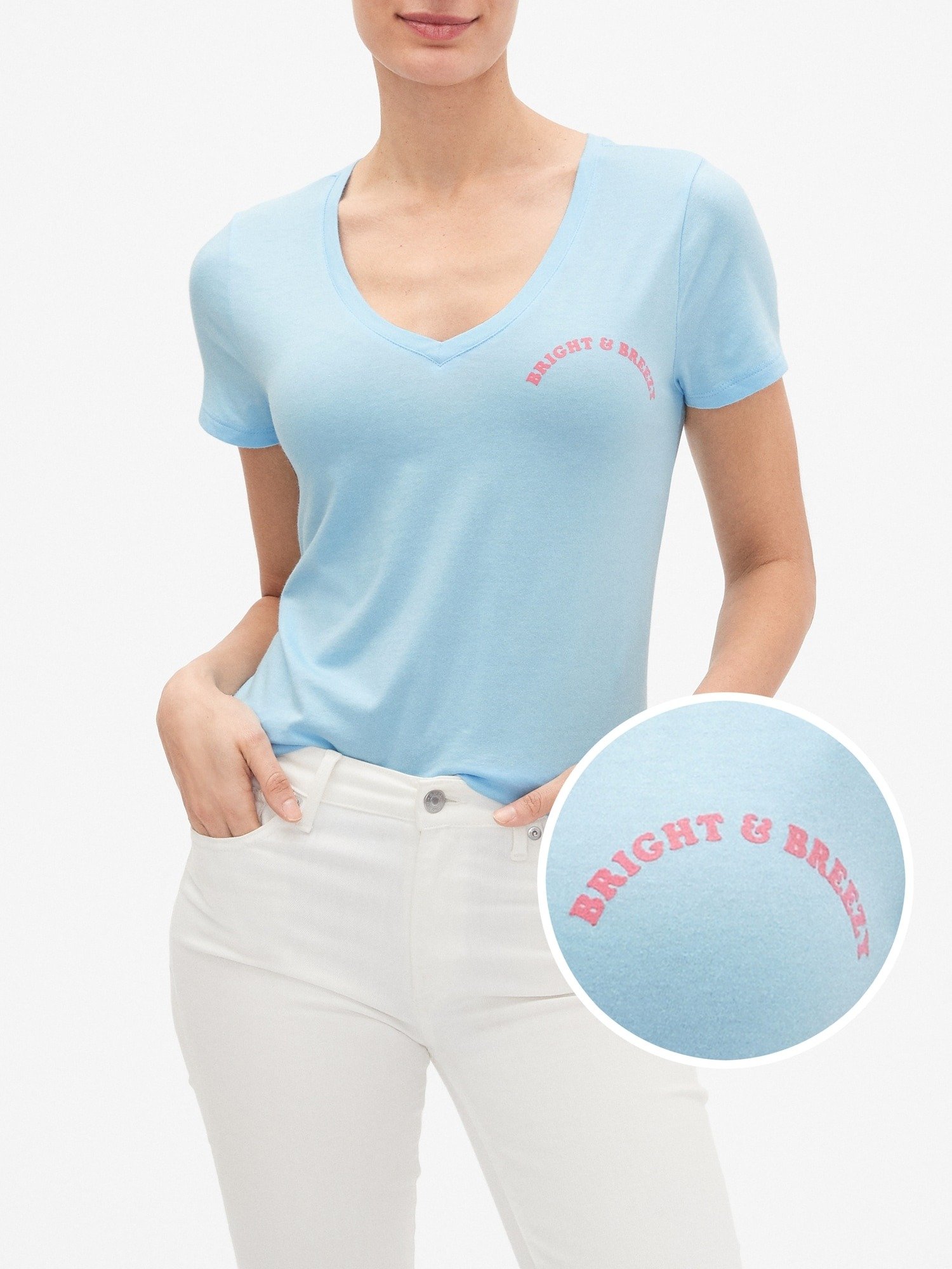 Favorite Baskılı V Yaka T-Shirt product image