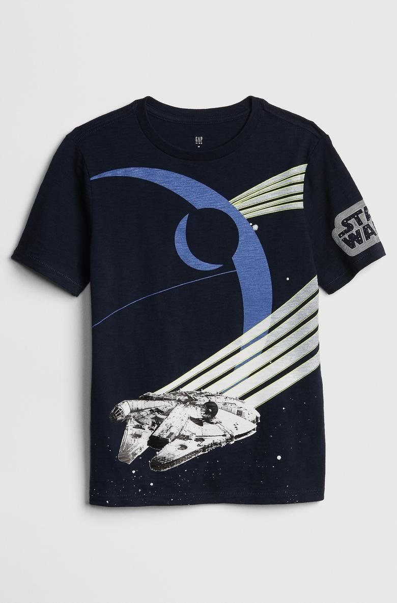  GapKids | Star Wars Desenli Kısa Kollu T-Shirt