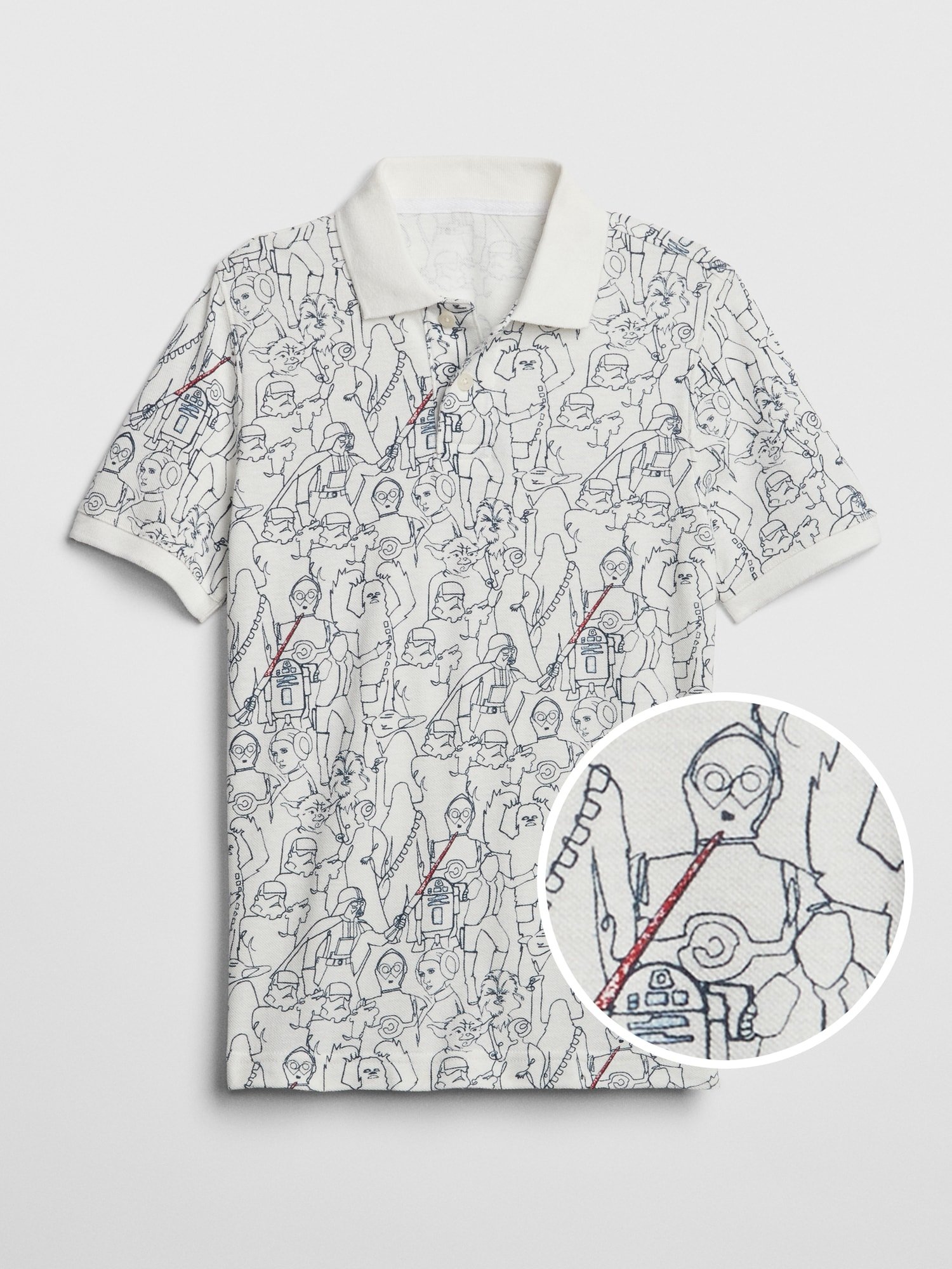 GapKids | Star Wars Desenli Kısa Kollu T-Shirt product image