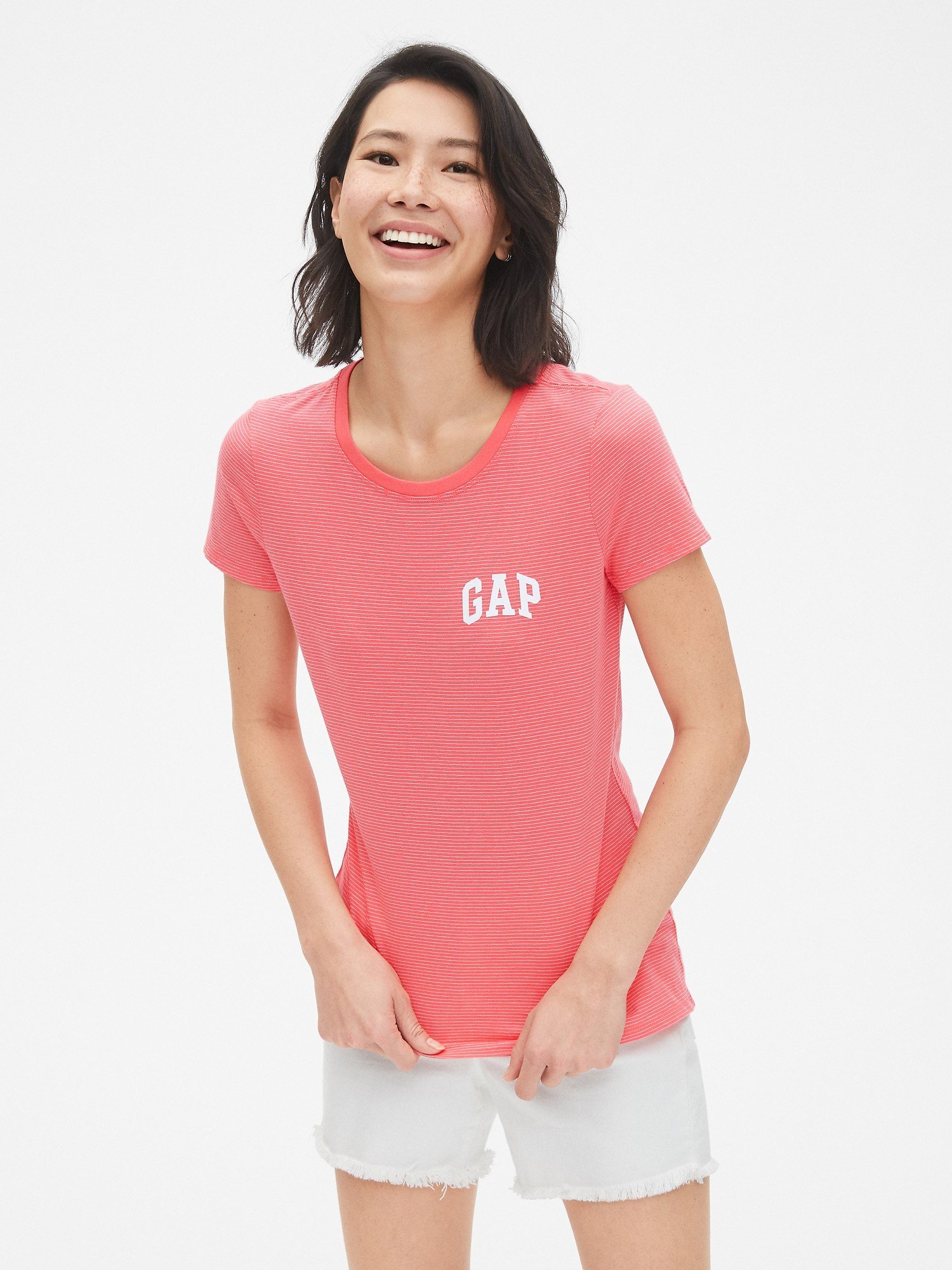 Gap Logo Çizgili T-Shirt product image
