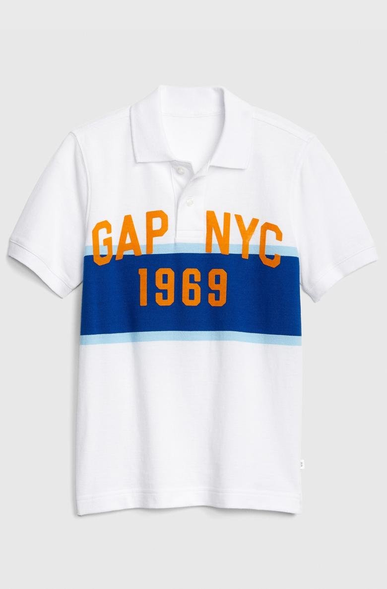  Erkek Çocuk Gap Logo Polo T-shirt