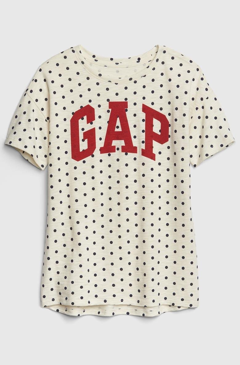  Gap Logo Kısa Kollu Tunik T-Shirt