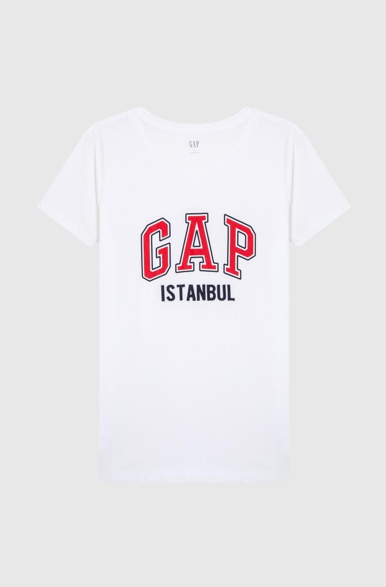  Gap Logo Kısa Kollu İstanbul T-Shirt