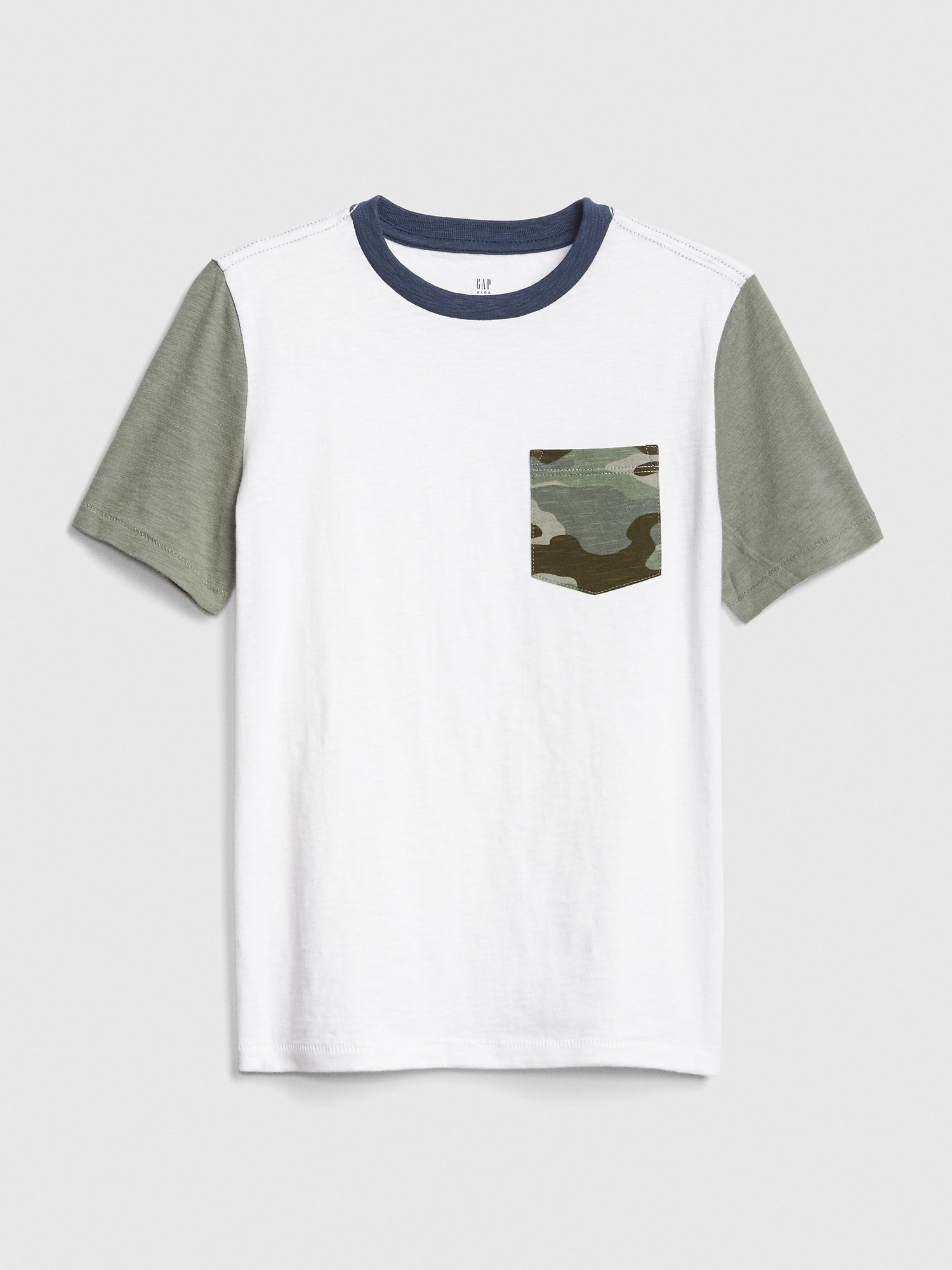 Kamuflaj desen cepli kısa kollu t-shirt product image