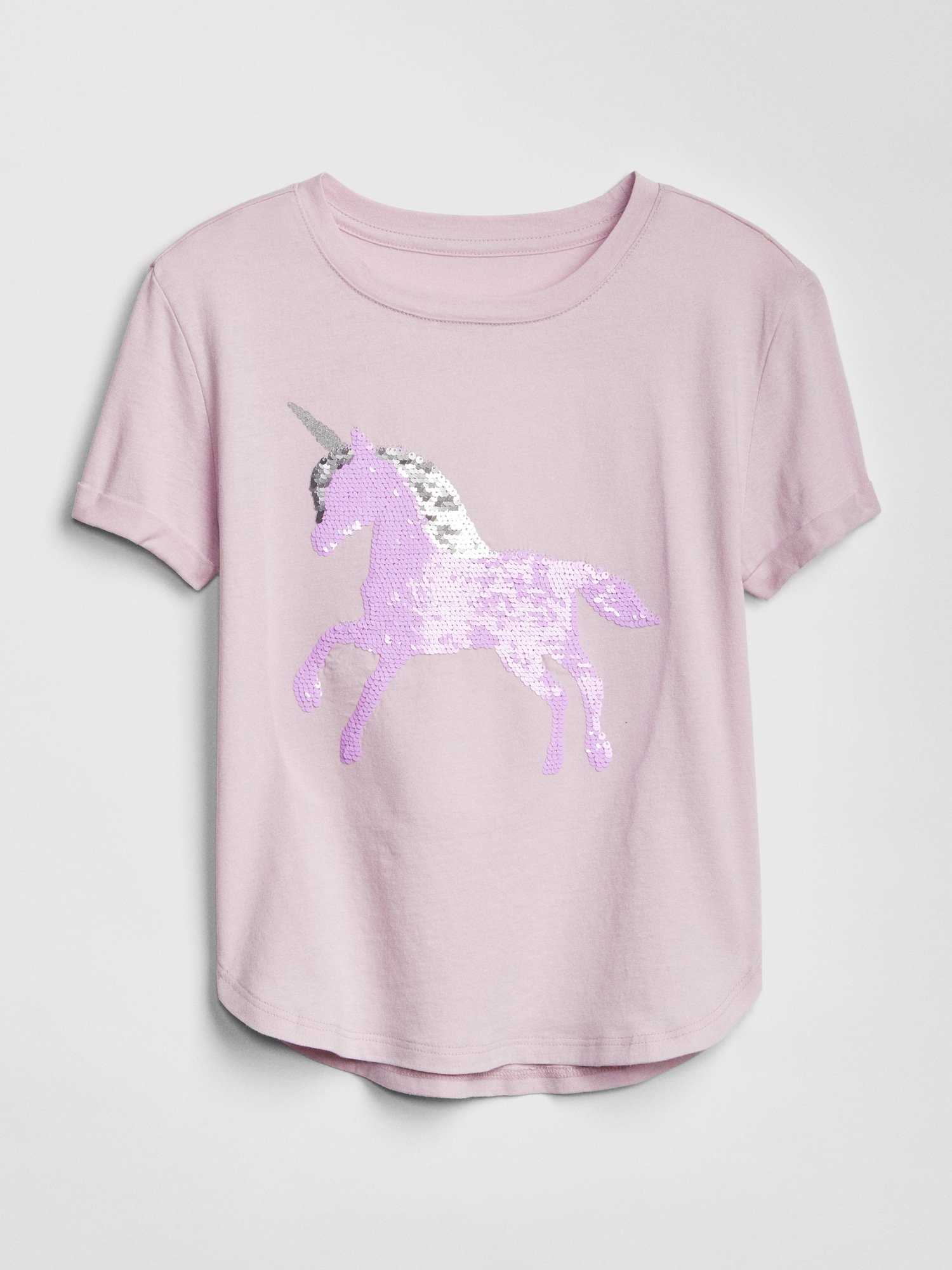Kız Çocuk Pullu Grafik Baskılı T-Shirt product image