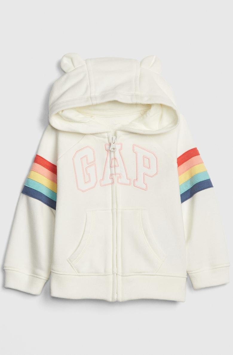  Kız Bebek Gap Logo Kapüşonlu Sweatshirt