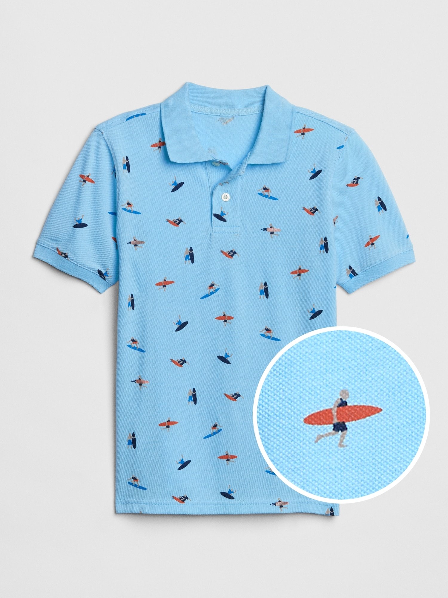 Erkek Çocuk Desenli Polo T-Shirt product image