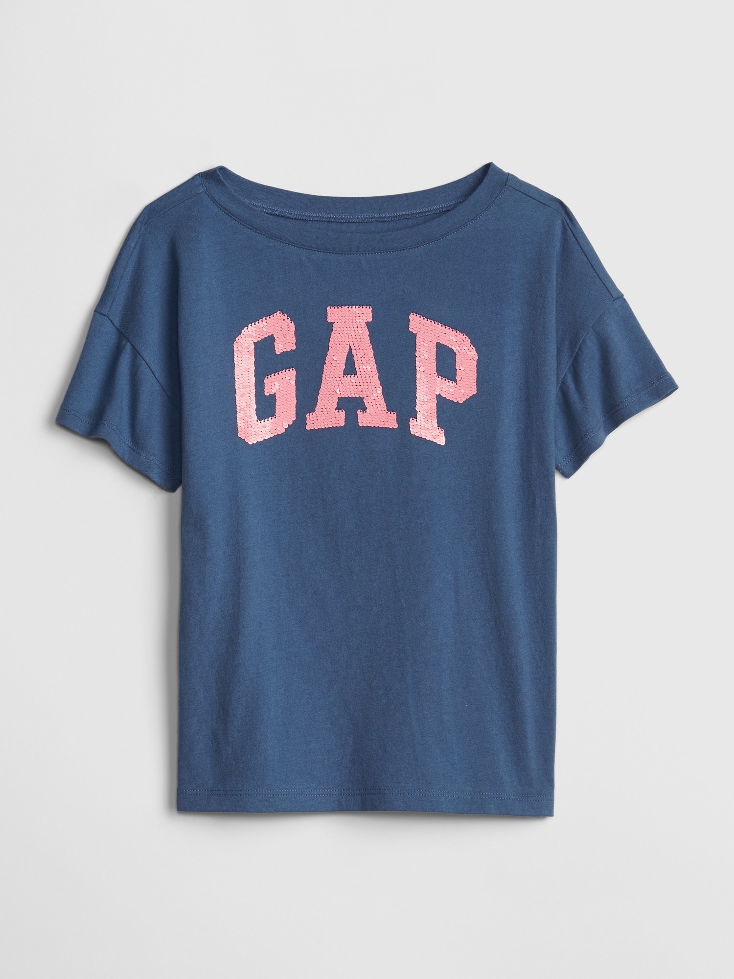 Kız Çocuk Pullu Kısa Kollu T-Shirt product image