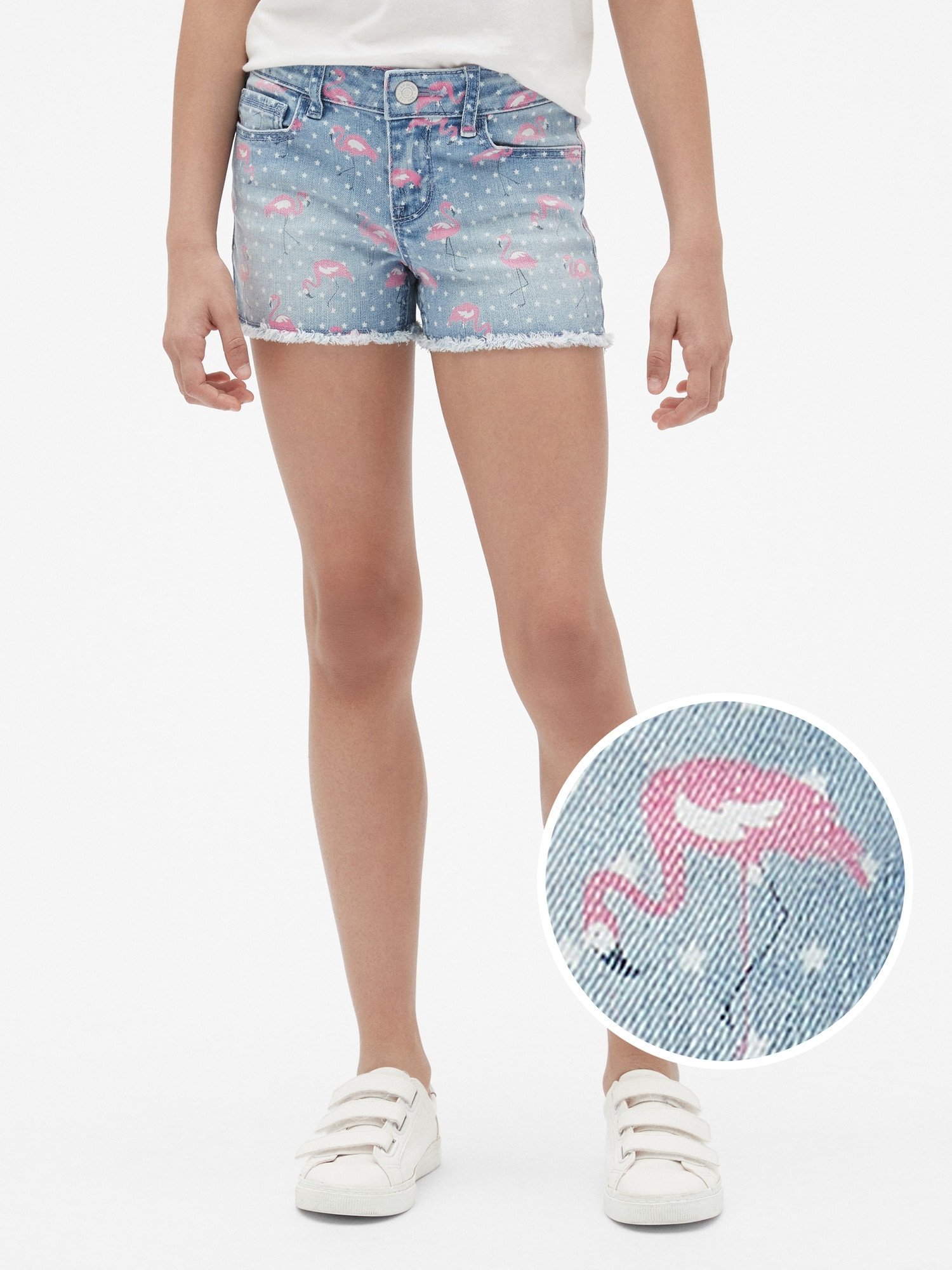 Kız Çocuk Flamingo Desenli Şort product image