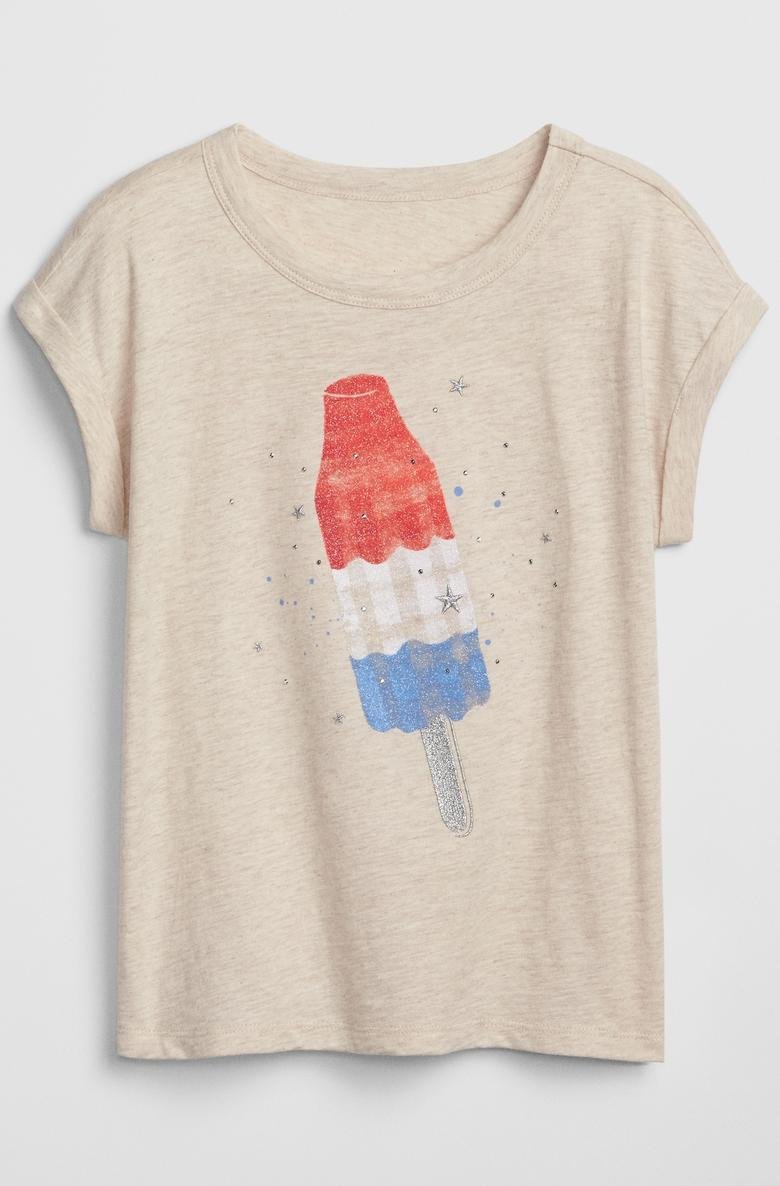  Kız Çocuk Grafik Kısa Kollu T-Shirt