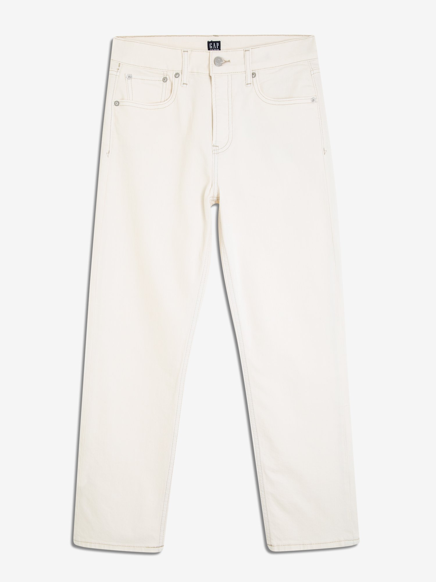 Kadın Yüksek Belli Straight-Fit Jean Pantolon product image