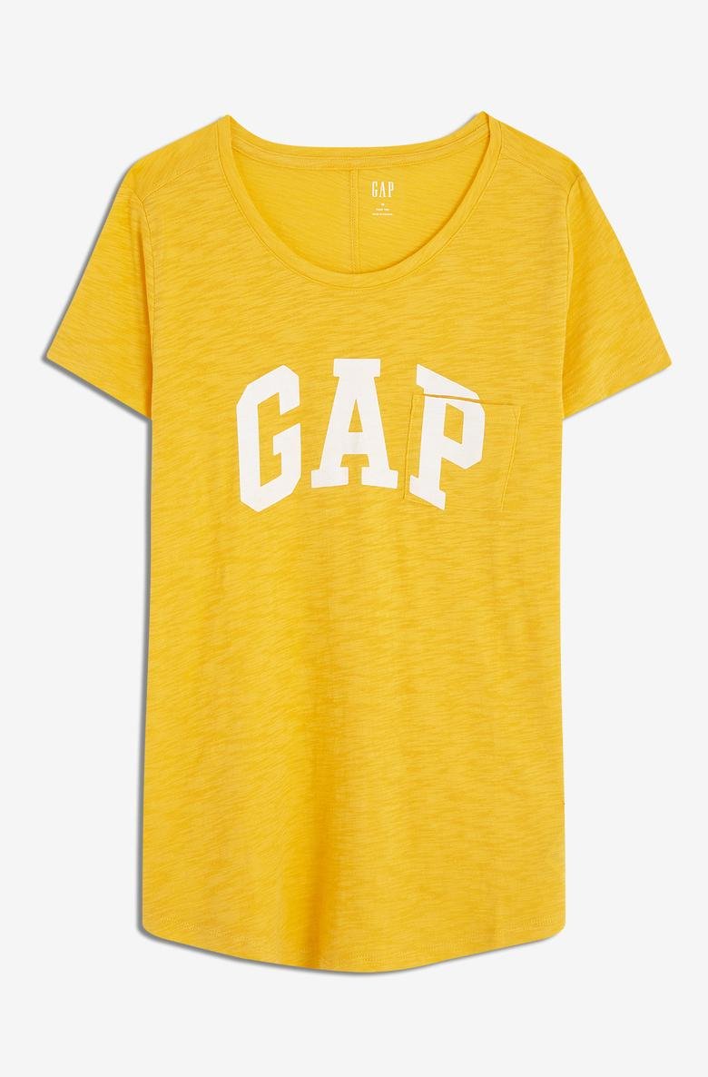  Kadın Gap Logo Cepli T-Shirt
