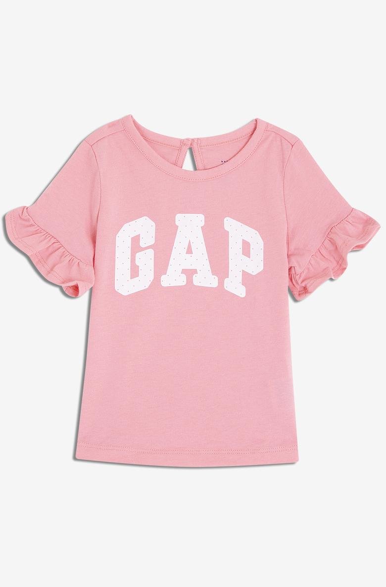  Kız Bebek Gap Logo Kısa Kollu T-Shirt