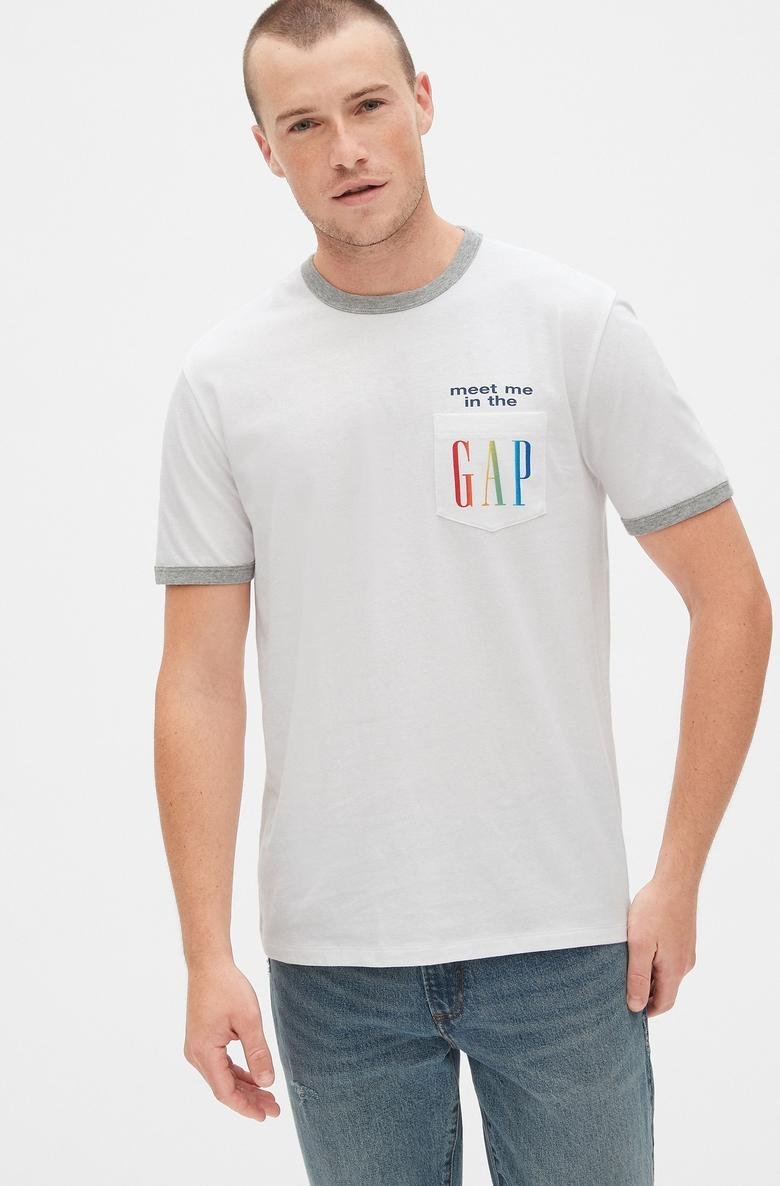  Erkek Gap Logo Cepli T-Shirt