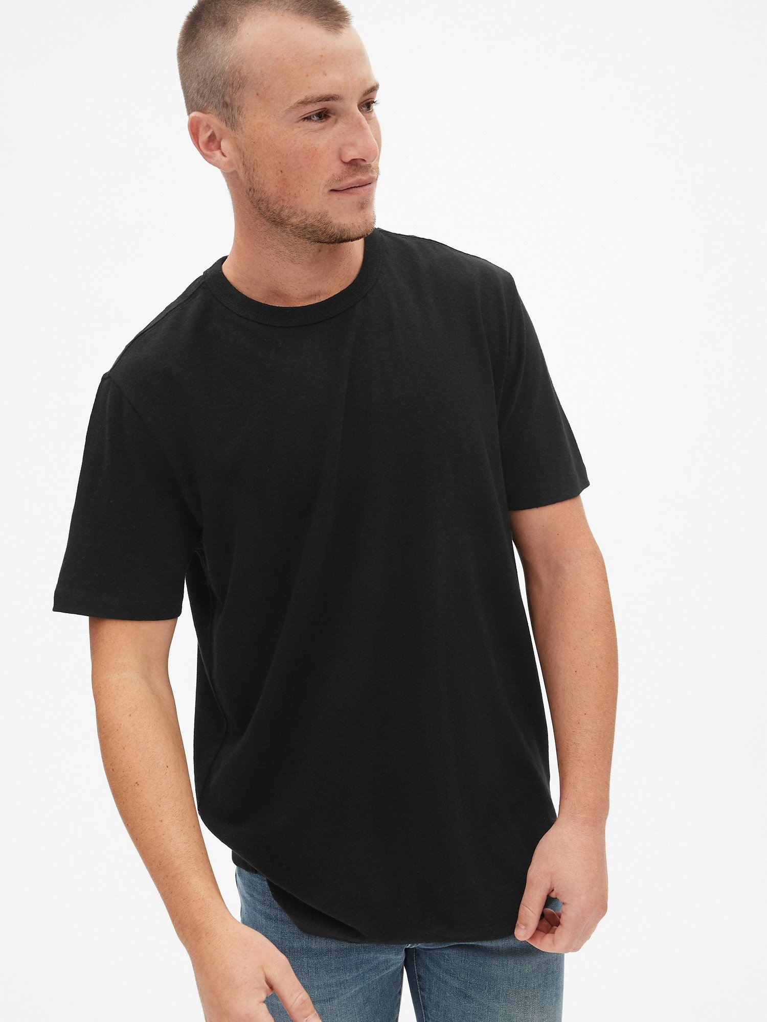 Erkek Sıfır Yaka Kısa Kollu T-Shirt product image