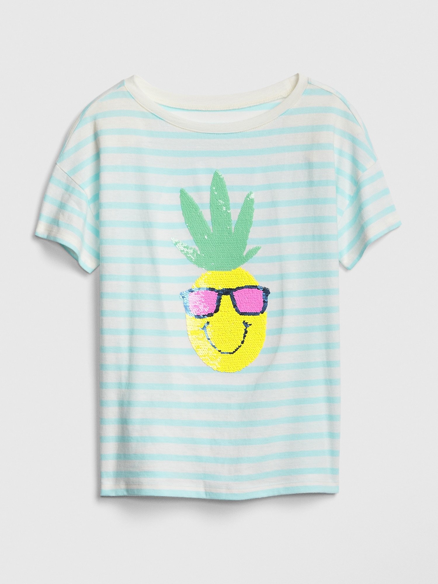 Kız Çocuk Kısa Kollu Pullu T-Shirt product image