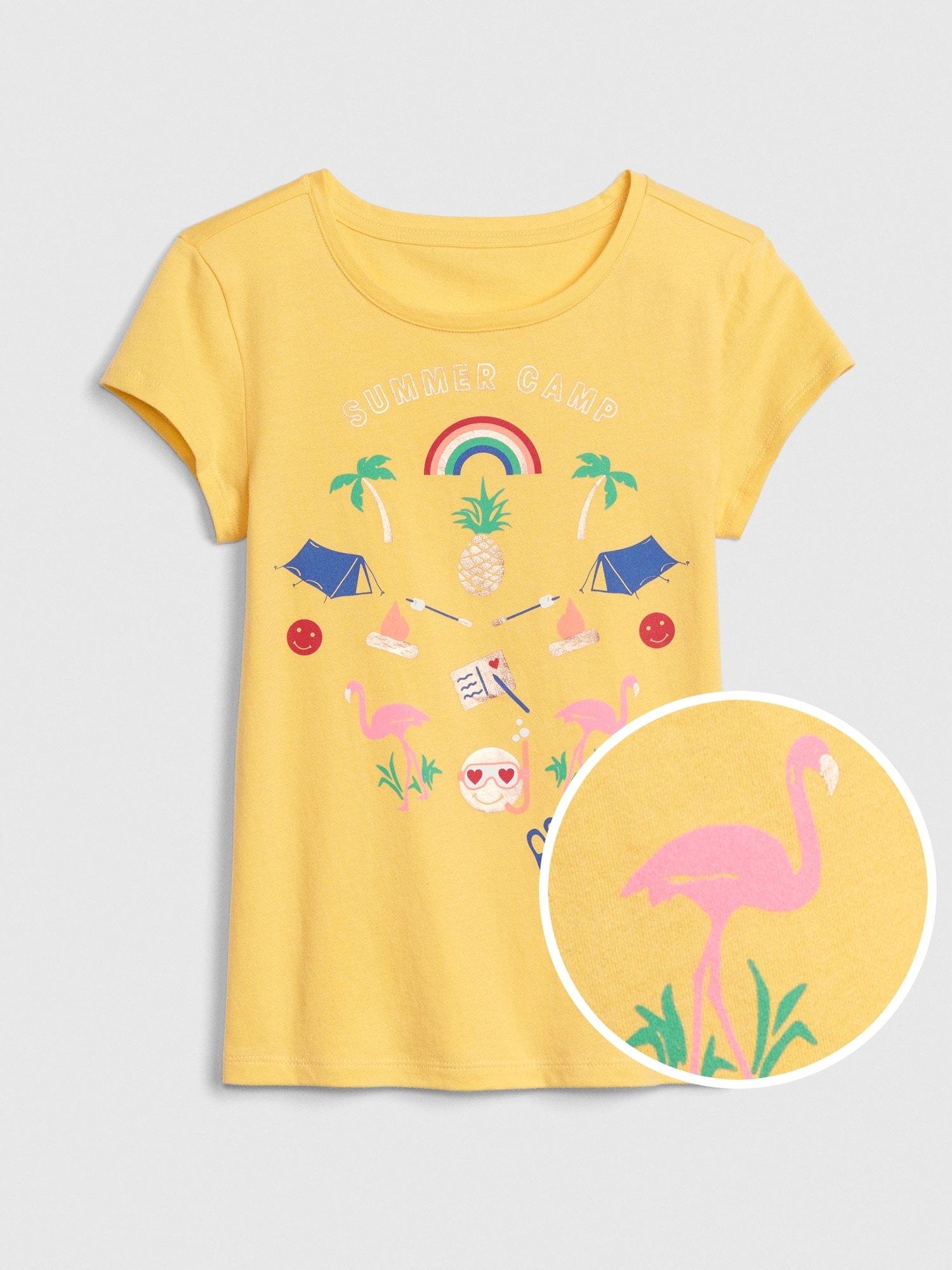 Kız Çocuk Grafik Kısa Kollu T-Shirt product image