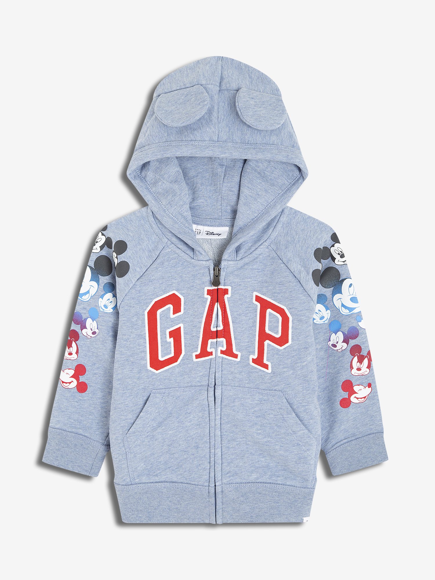 babyGap | Disney Mickey Mouse Fermuarlı Kapüşonlu Sweatshirt product image