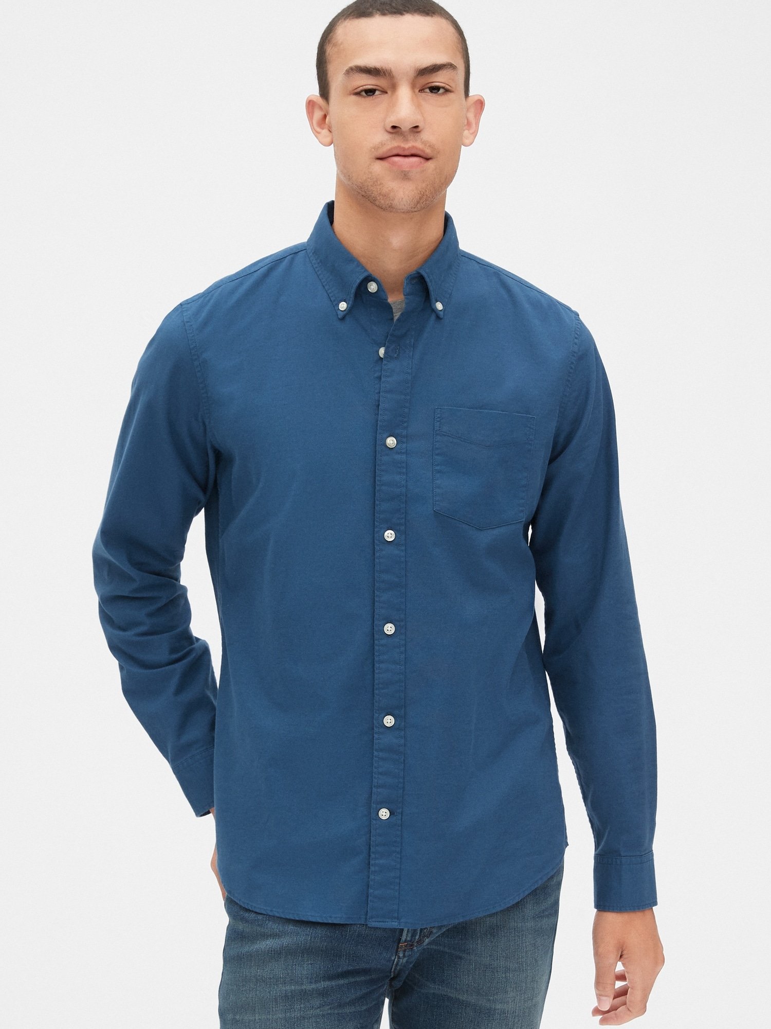 Erkek Streç Oxford Gömlek product image