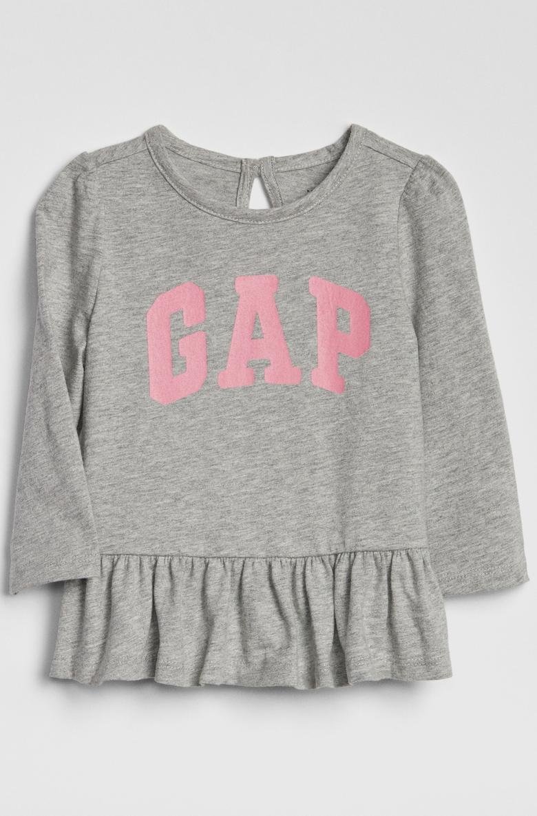  Gap Logo Uzun Kollu  Bluz