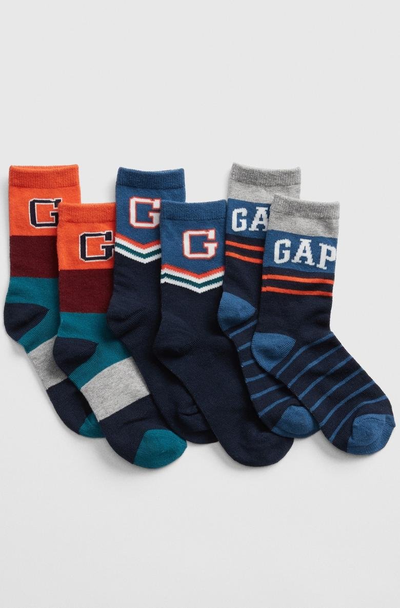  3'lü Gap Logo Çorap Seti
