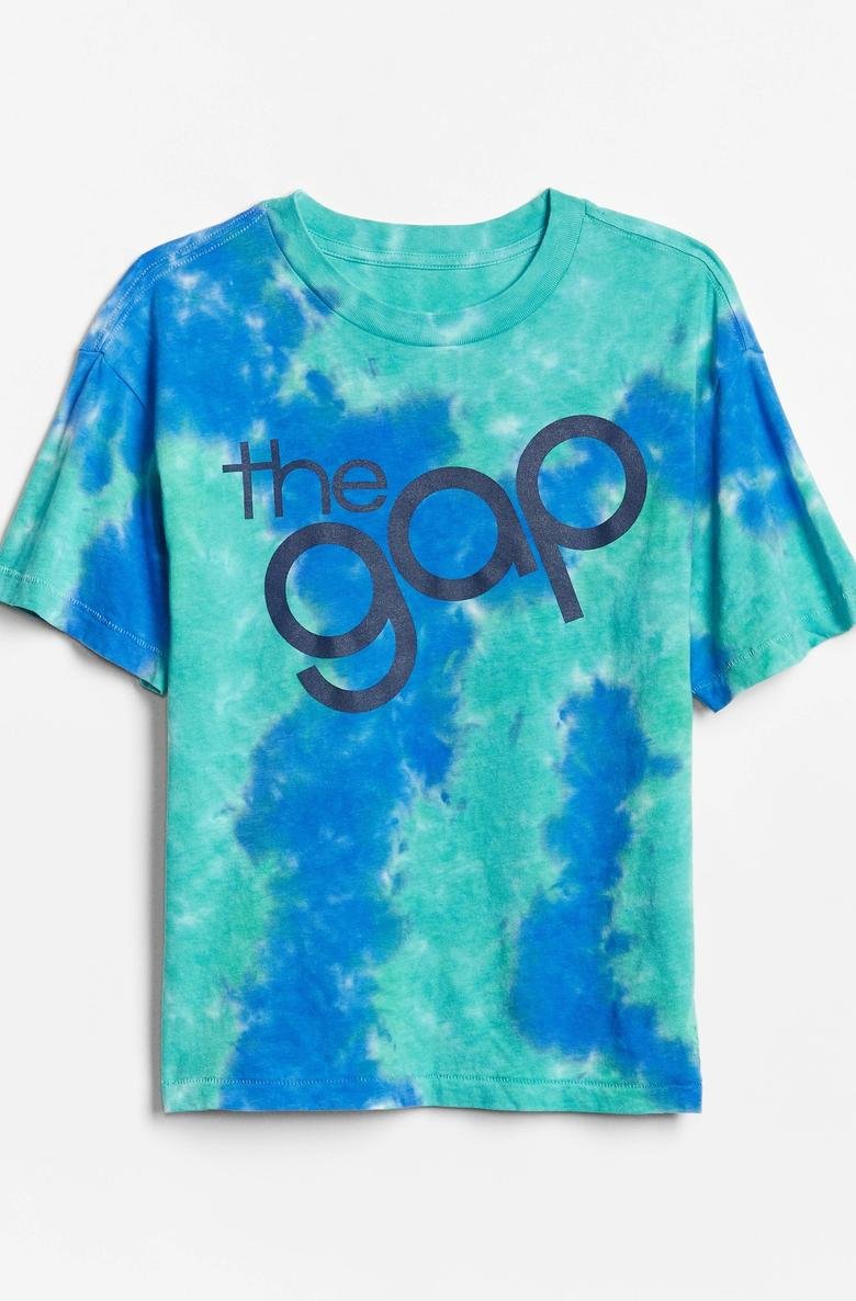  Gap Logo 50. yıl Kısa Kollu T-shirt
