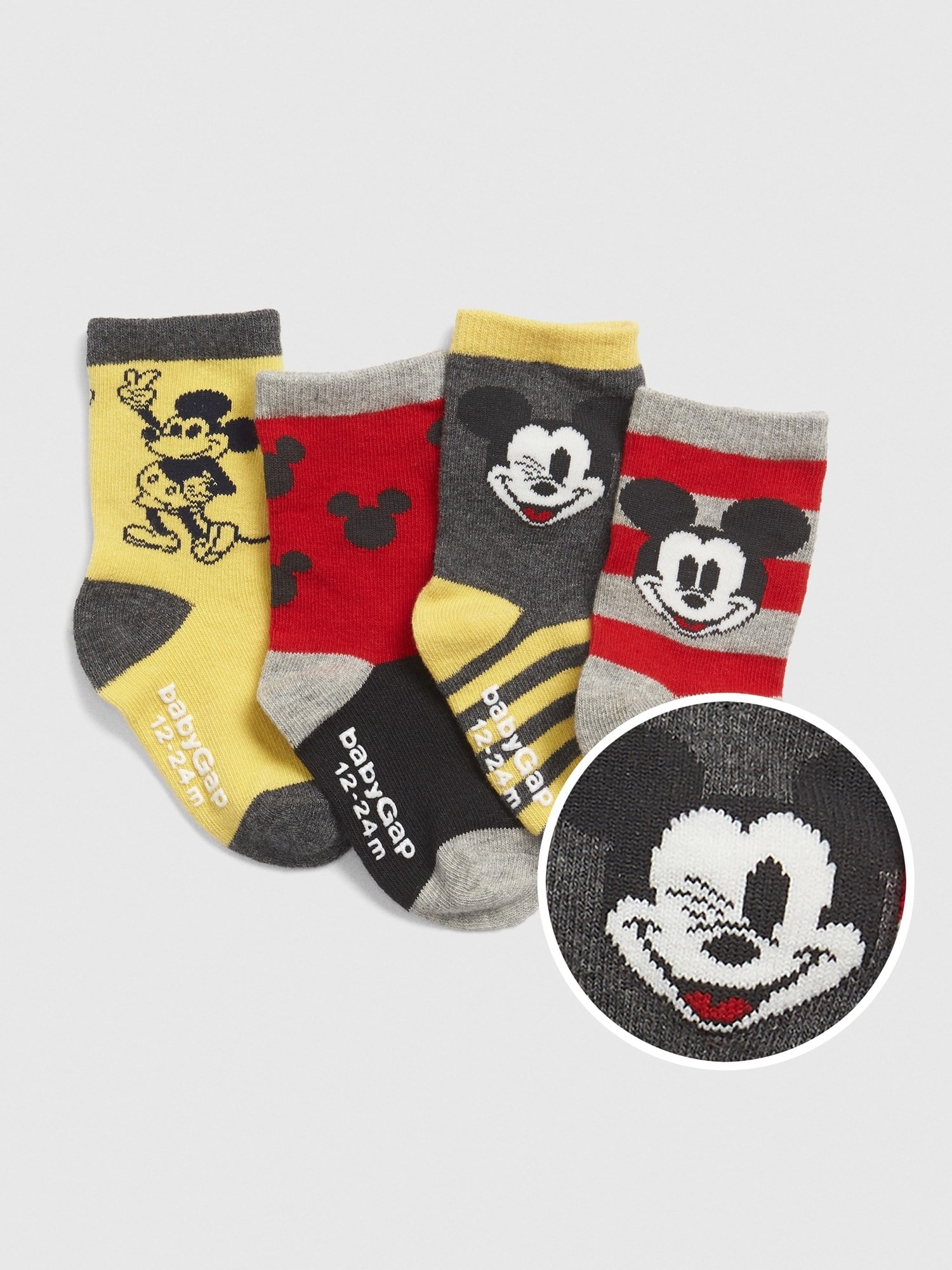 4'lü Disney Mickey Mouse  Çorap Seti product image