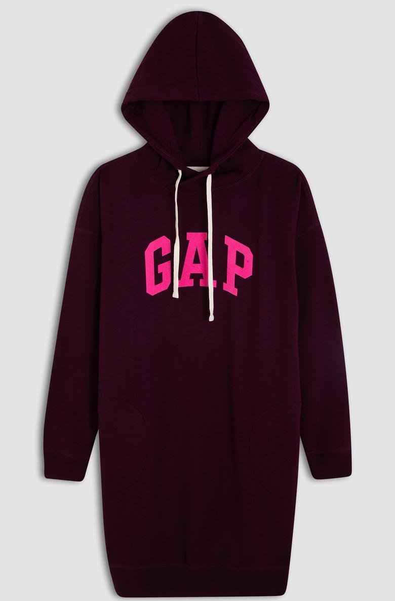  Kapüşonlu Gap Logo Elbise
