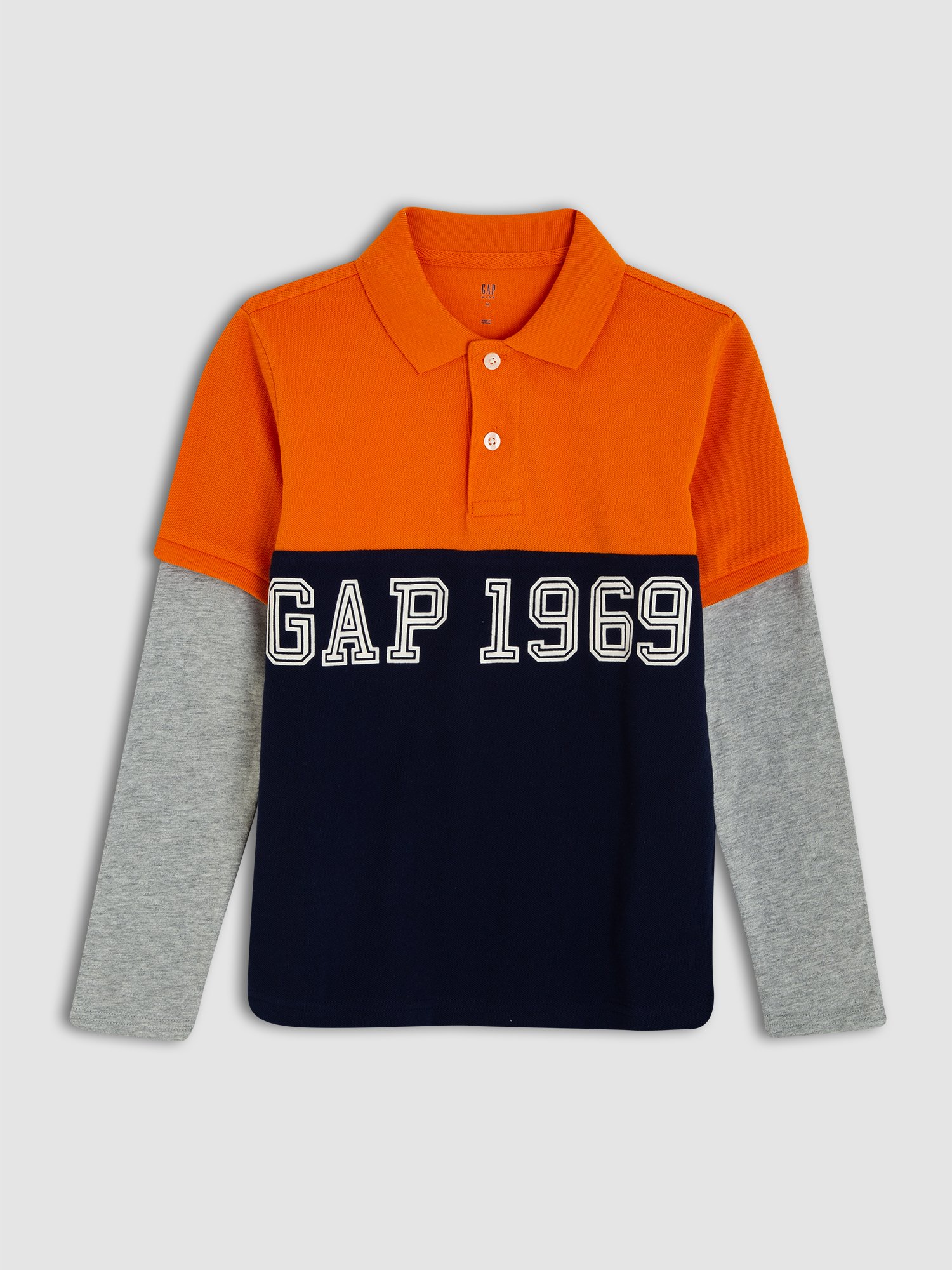 Gap Logo Uzun Kollu Polo T-Shirt product image