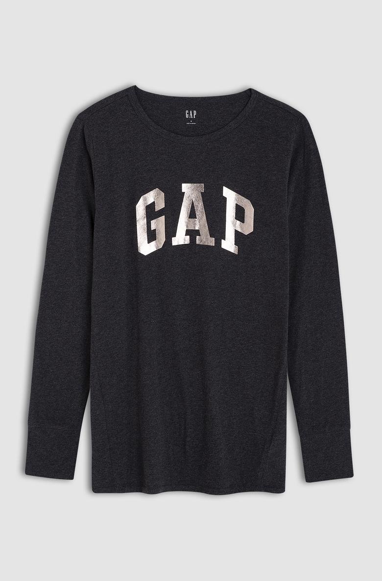  Gap Logo Uzun Kollu T-Shirt