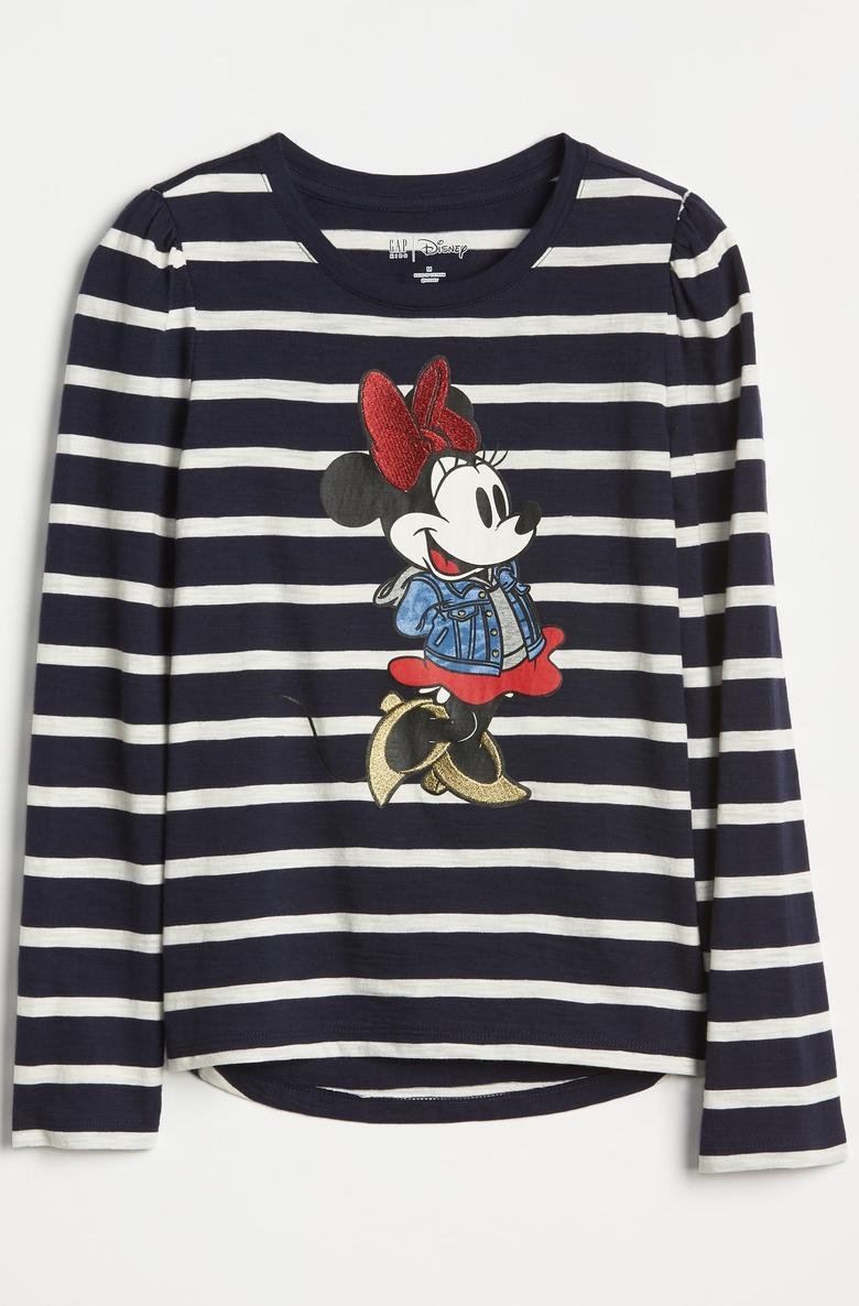  Disney Mickey Mouse Uzun Kollu T-Shirt