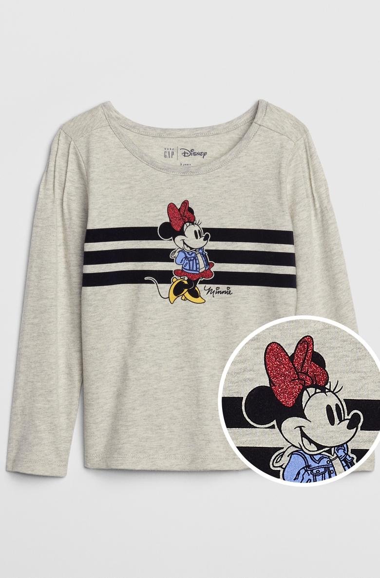  Disney Minnie Mouse Uzun Kollu T-Shirt
