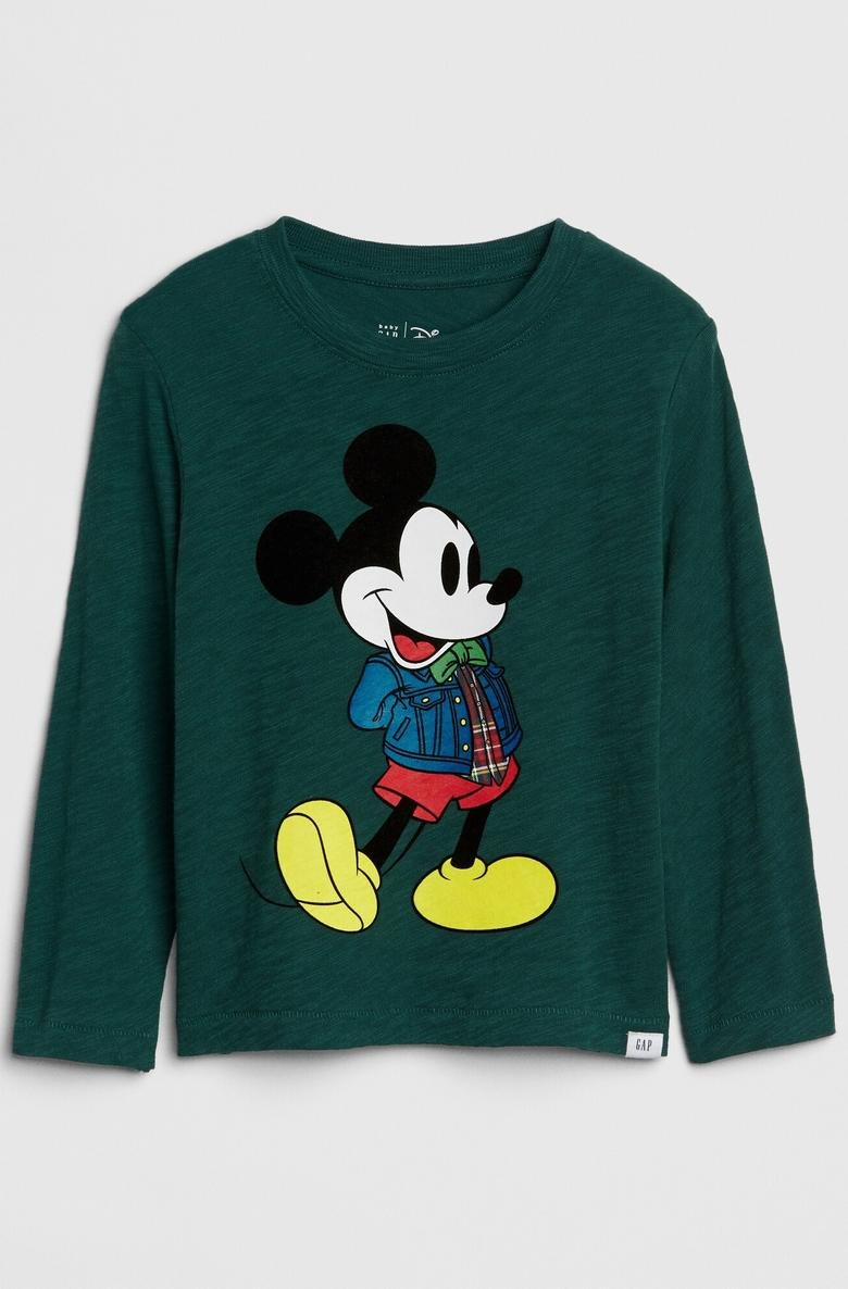 Disney Mickey Mouse Uzun Kollu T-Shirt