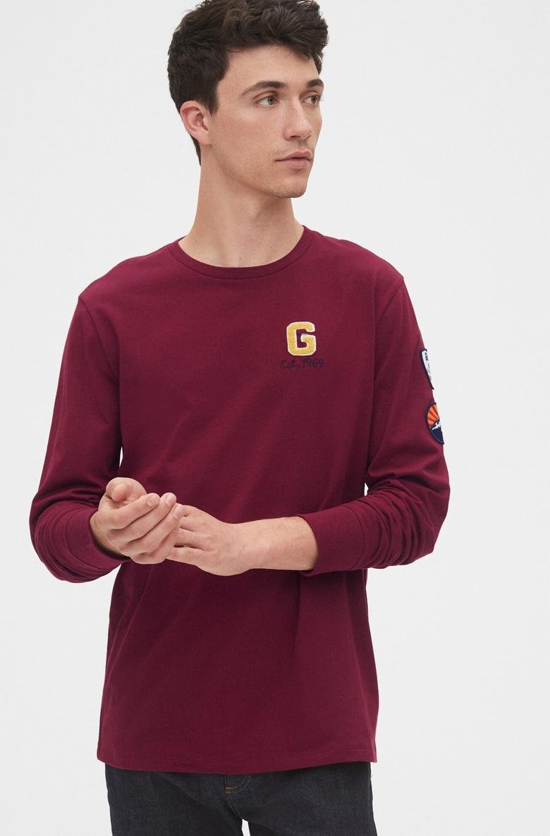  Gap Logo 1969 Uzun Kollu T-Shirt