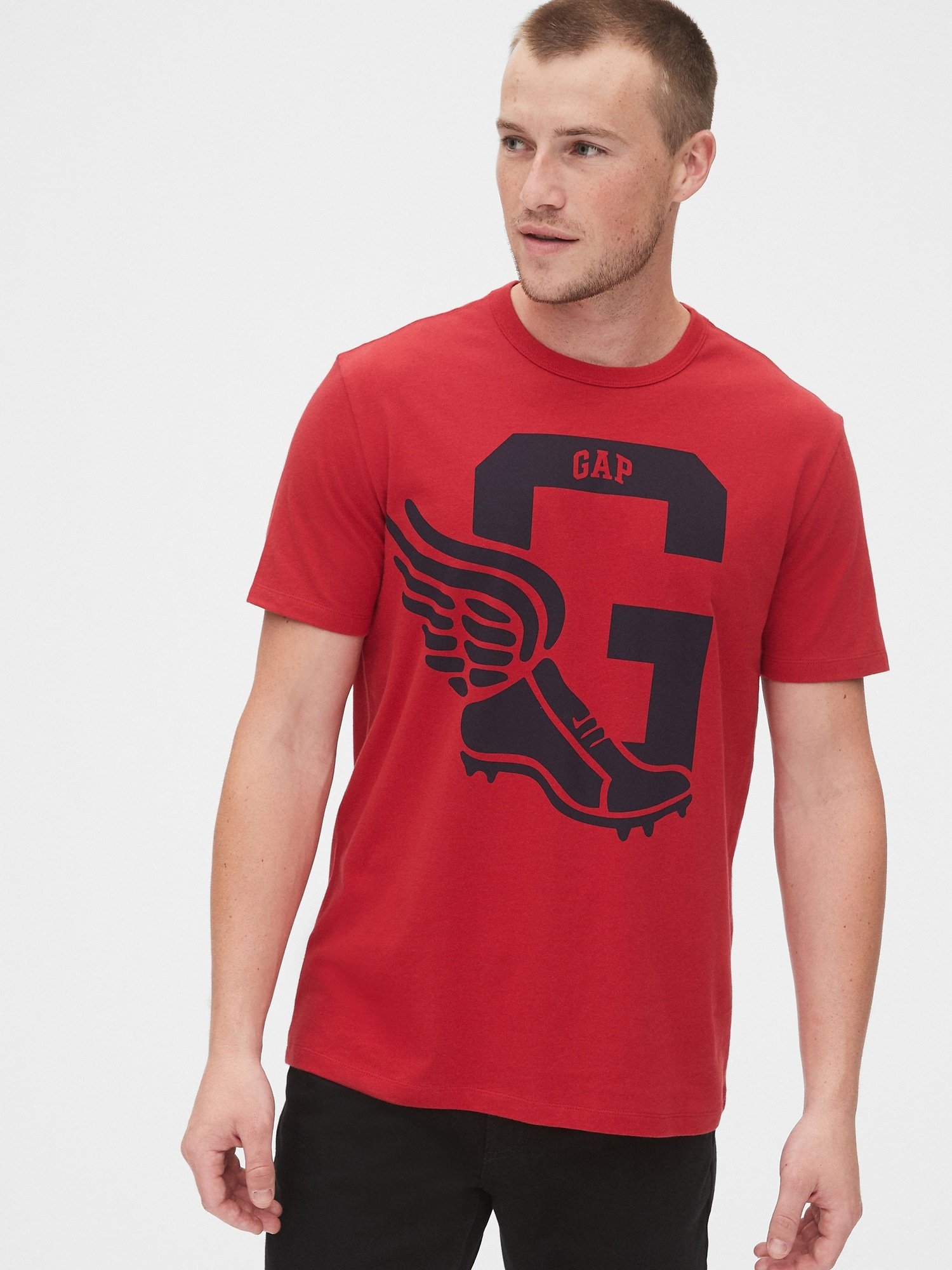 Gap Logo Athletic Sıfır Yaka T-Shirt product image
