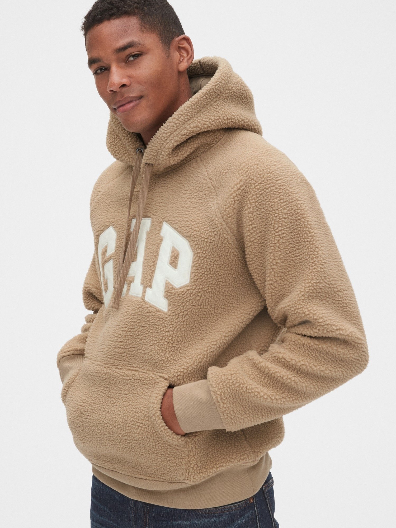 Gap Logo Sherpa Pullover Kapüşonlu Sweatshirt product image