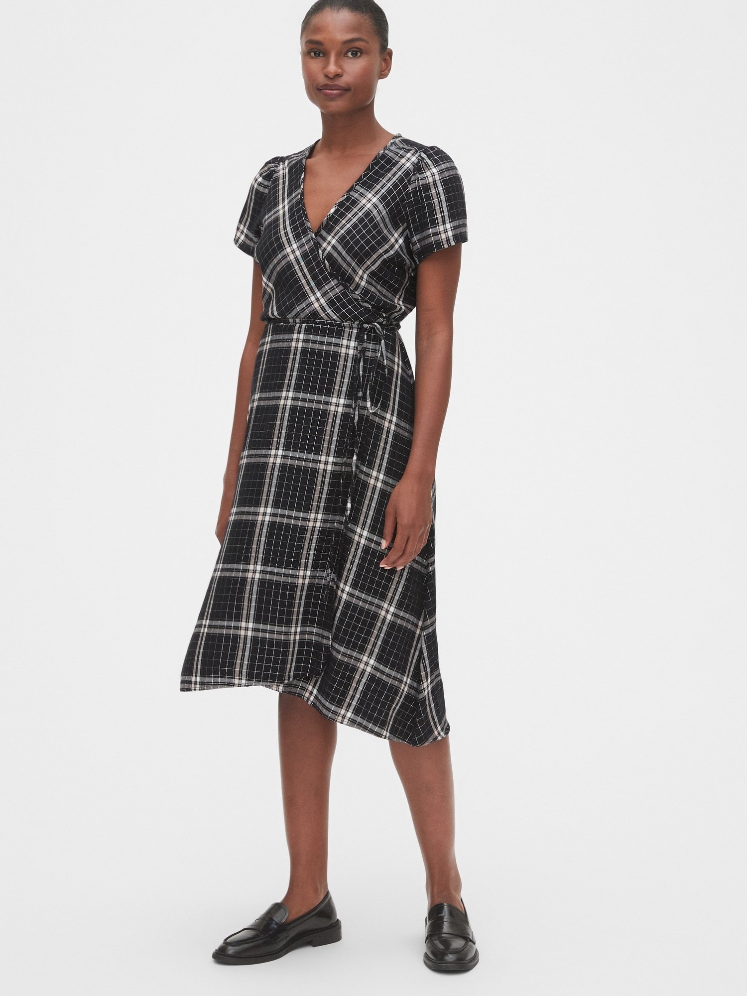 Ekose Midi Anvelop Elbise product image