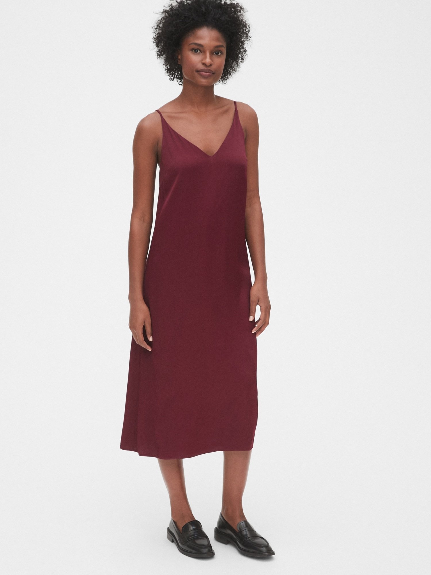 Saten Midi Elbise product image