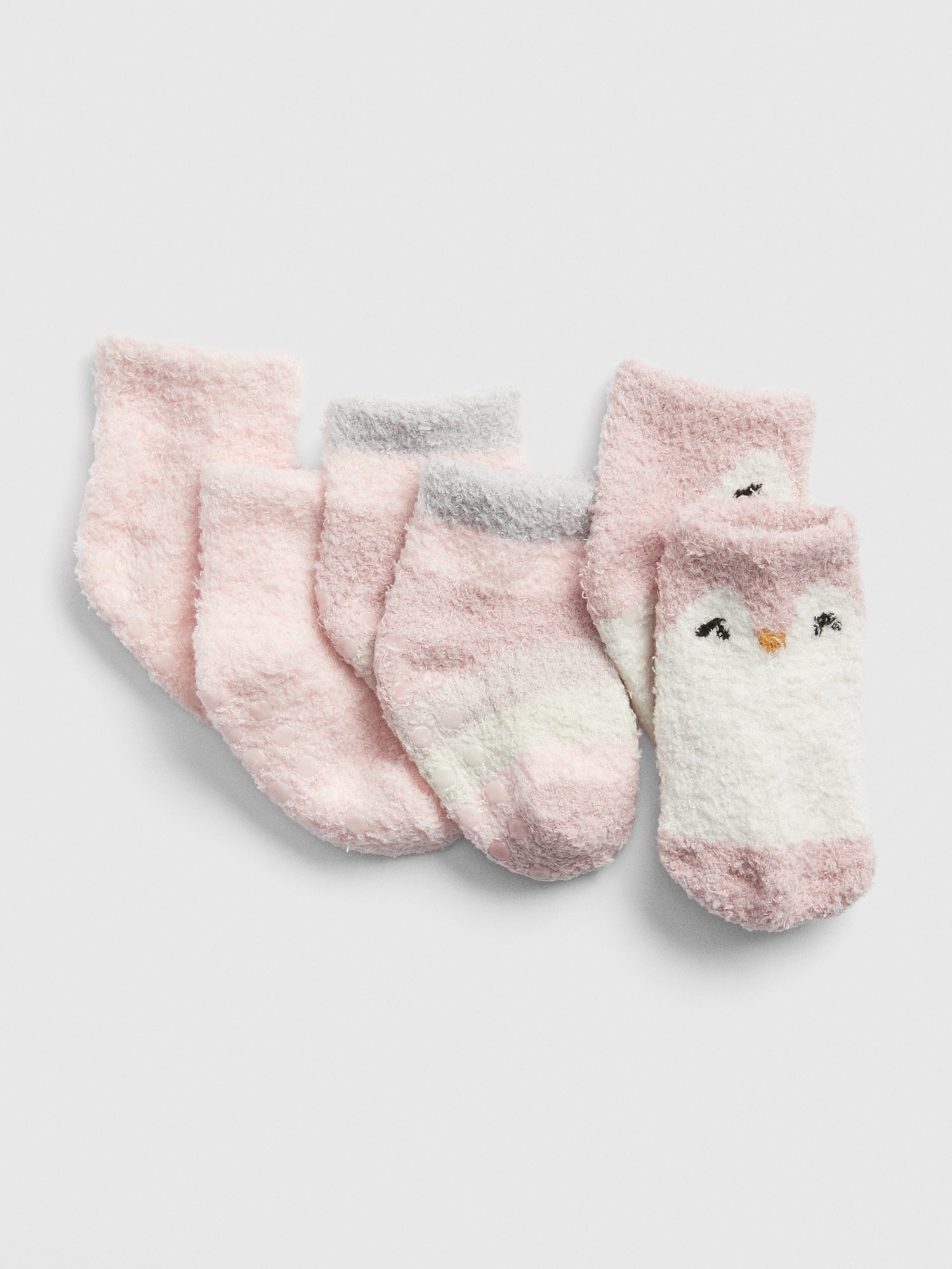 3'lü Penguen Desenli Çorap Seti product image