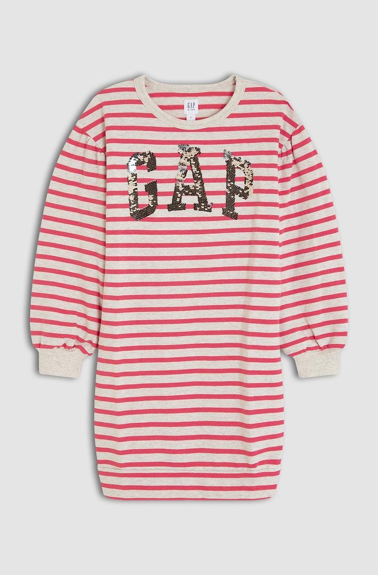  Gap Logo Çizgili Elbise
