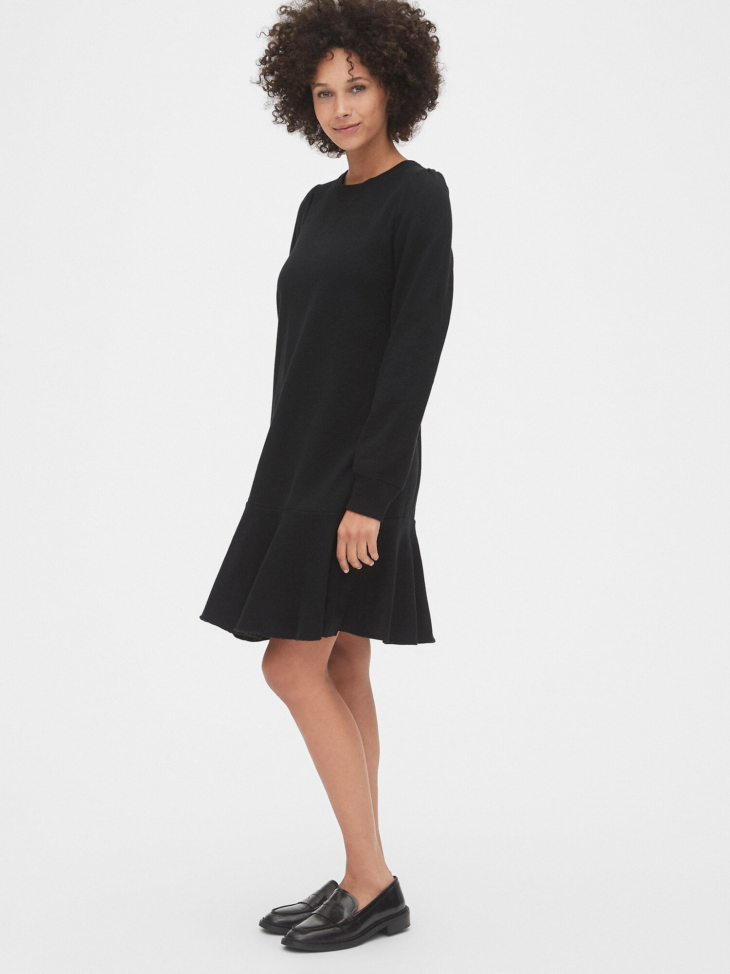 Fırfırlı Sweatshirt Elbise product image