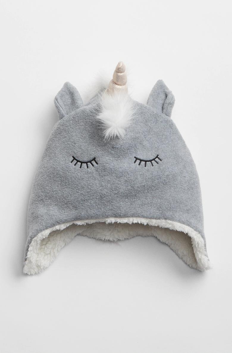  Unicorn Desenli Trapper Şapka