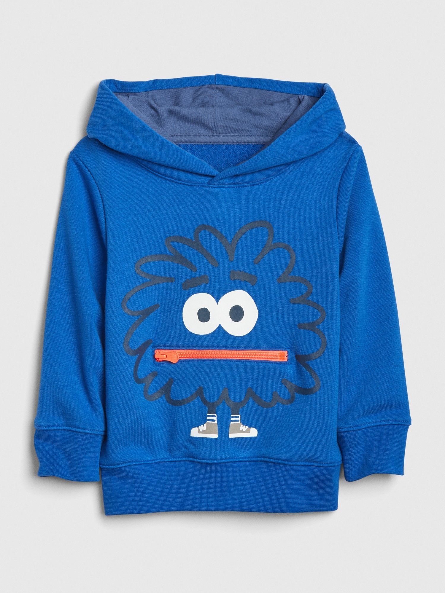 3D Grafik Kapüşonlu Sweatshirt product image