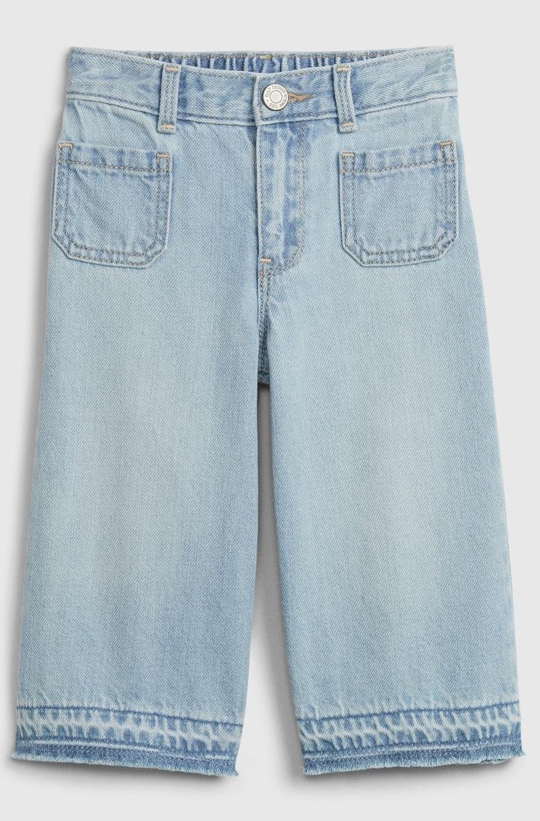  Wide-Leg Crop Jean Pantolon