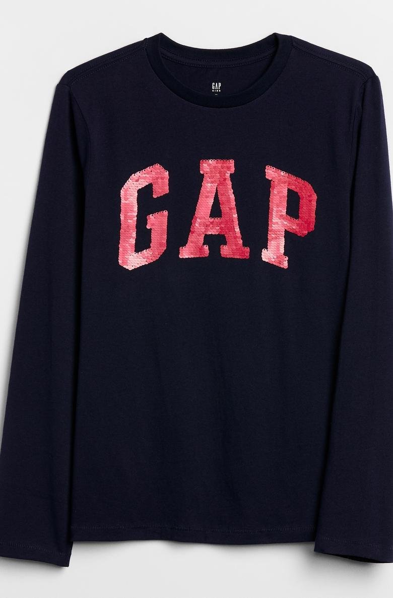  Gap Logo Pullu İşlemeli T-Shirt